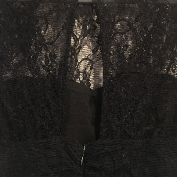 Sheer and lace black dress - Picture 5 of 7
